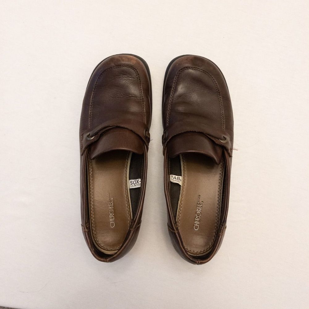 Cherokee Brand • Leather Loafers Size 7 - Picture 2 of 3